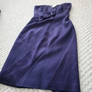 Le Château NWT Strapless Purple Dress Size Small Fits XS 2 4